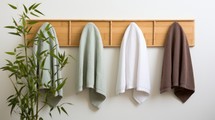 Bamboo Hand Towel Set Generative AI