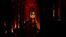 Istanbul Basilica Cistern Gimbal Establishing Shot