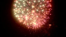 4K Slow Motion Fireworks at 4th of July Independence Celebration