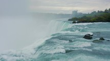 Aerial view of Niagara Falls.