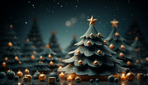 Christmas Tree Illustration art