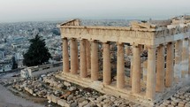 Explore Athens' Iconic Parthenon with High-Quality Aerial Footage Drone Greece Greek