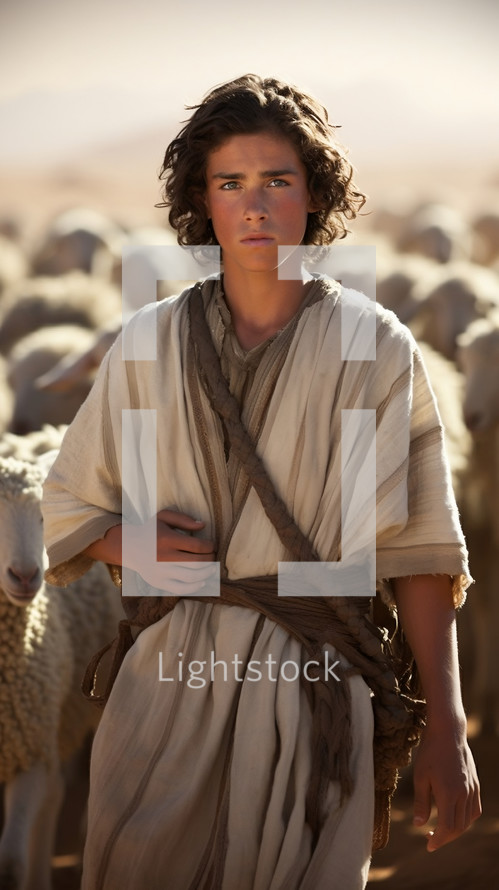 A young Shepherd boy 