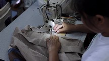 Making Clothes Tracing Measurments Onto Cloth Asian Man Asia Forced Labor Poverty Poor