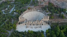 Athens Greece Aerial Ampetheter Acropolis Drone Temple History Drone Flyover