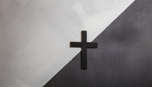 Black and white Cross 