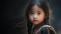 A traditional Hmong girl in Sapa, northern Vietnam, unreached mission work