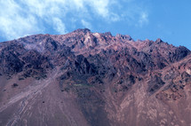 brown mountain peak