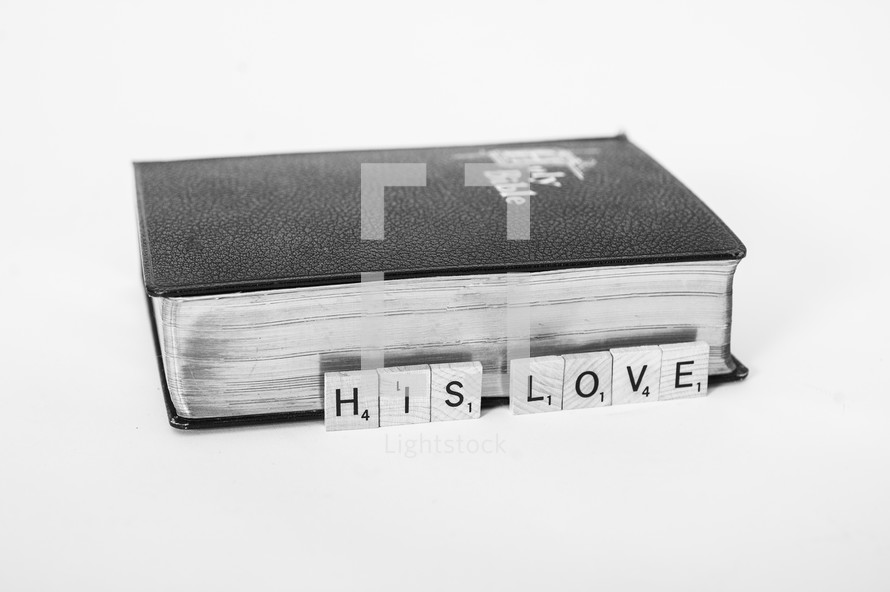 Holy Bible his love. 