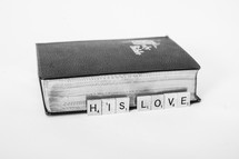 Holy Bible his love. 