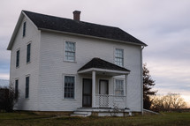 White farm house