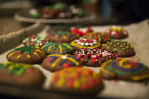 decorated Christmas cookies 