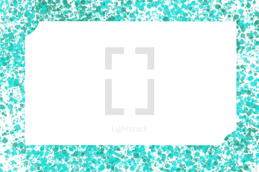 ticket with speckled background 