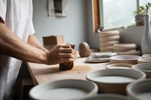 patter making pottery 
