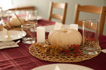 table set for fall 