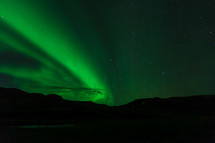 Northern Lights Brilliant sky over Iceland