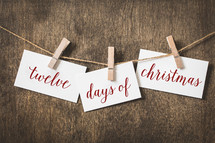 twelve days of Christmas 