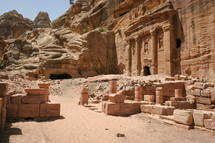 The Roman Soldier tomb in Petra