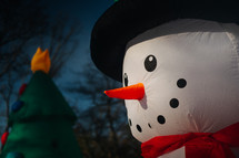 snowman inflatable 