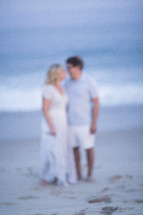 blurry image of a couple 