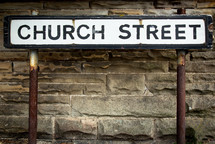 church street sign 