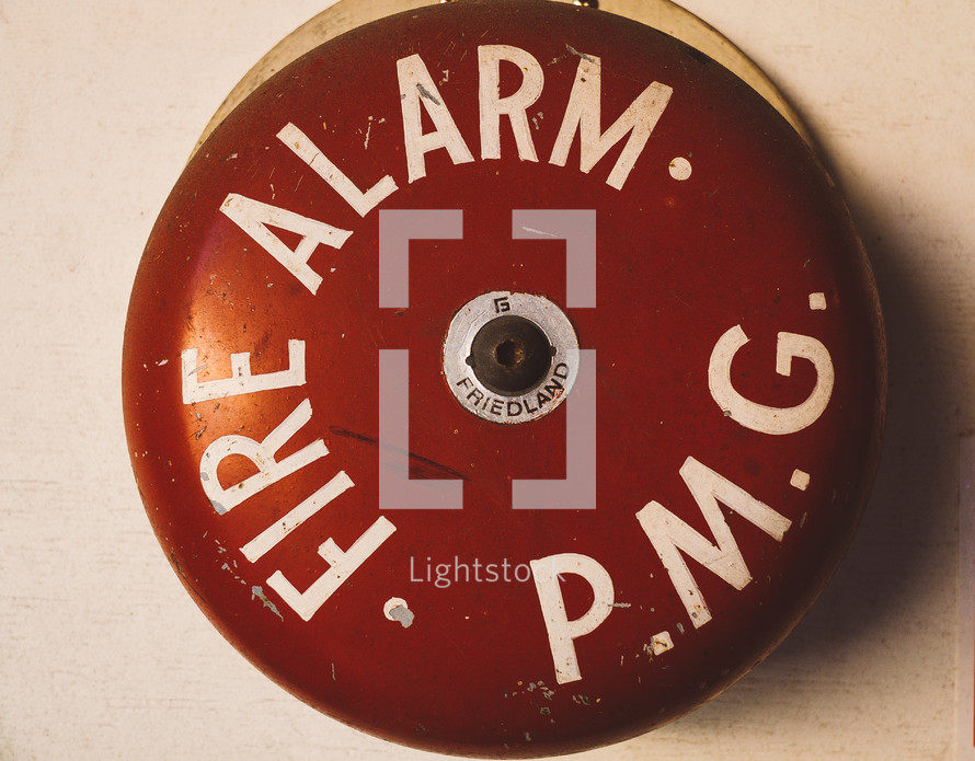 an old fire alarm