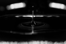 splashing water droplet 