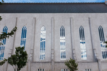 exterior windows of a cathedral 