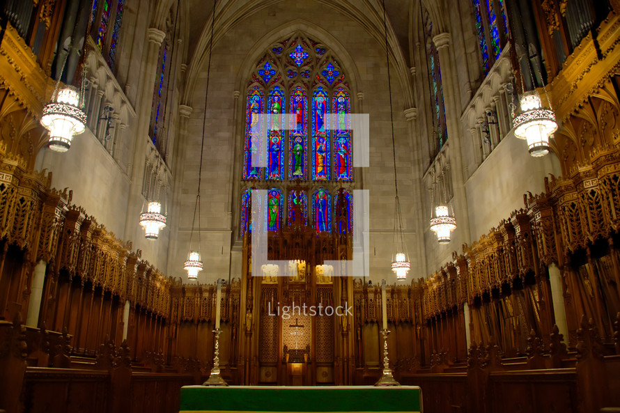 The historic chapel at Duke University, Durham, North Carolina