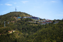 homes on a mountainside in St Thomas 