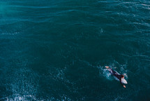 surfer in the ocean 