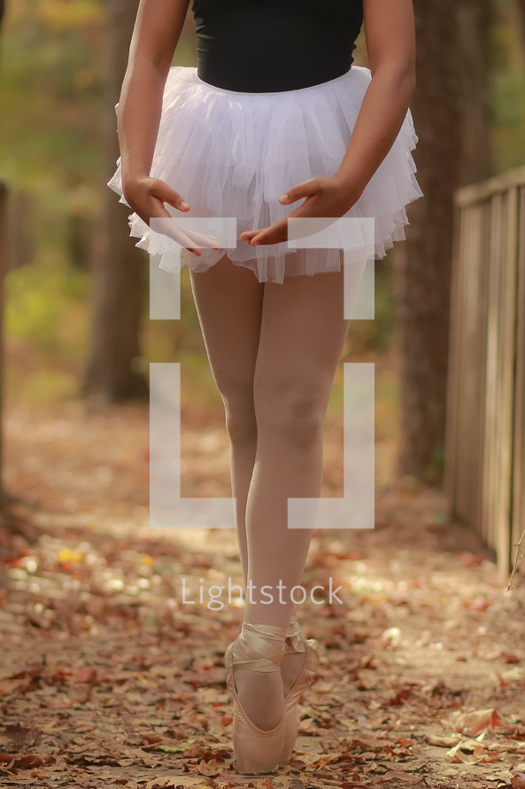 a teenage girl ballerina 