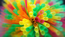 colorful straws abstract textured background 