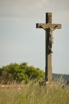 stone crucifix 