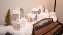 small houses used for a Christmas decorations 