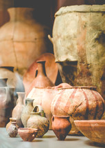 ancient pottery pots