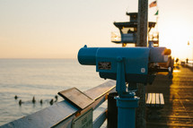 view finder on a pier 