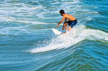 man surfing 