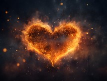 a heart aflame for god