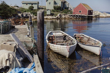 boathouse and docks boats 