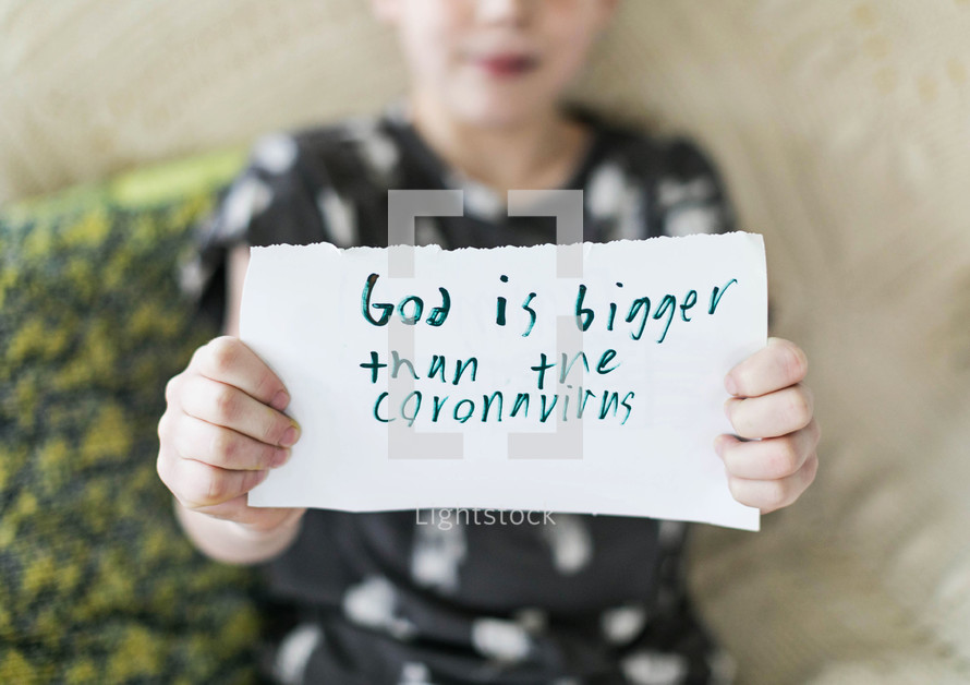 God is Bigger than the coronavirus 