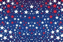 Fourth of July Star Fireworks Banner Party Sale Background 