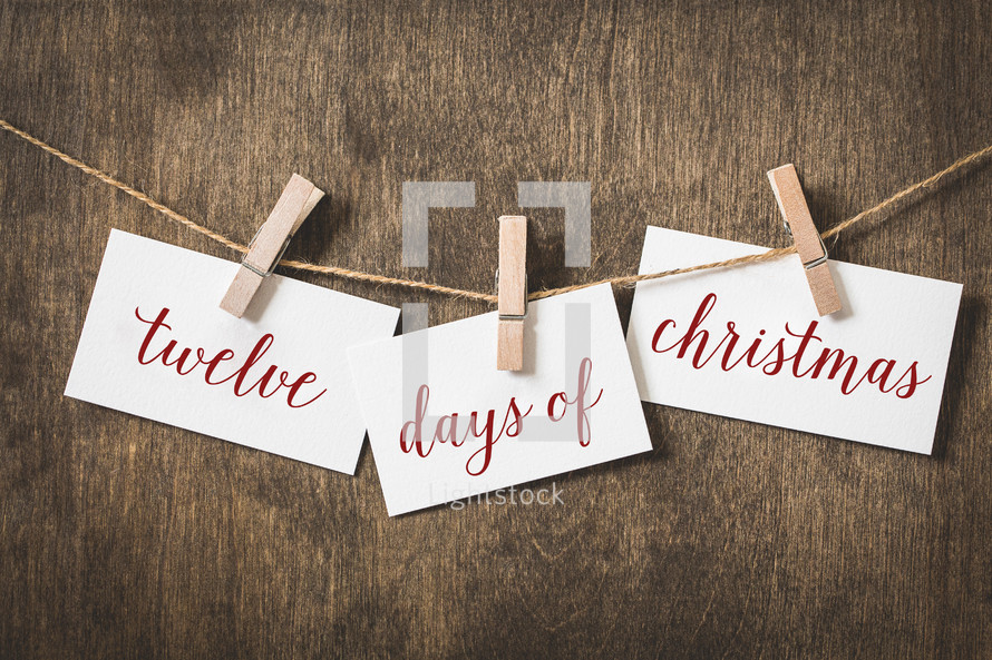 twelve days of Christmas 