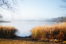 misty lake 