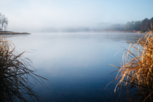 misty lake 