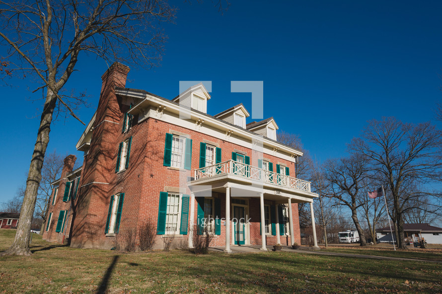 Historic red brick building - Civil War US History