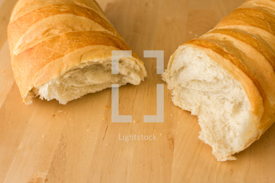 broken break loaf 