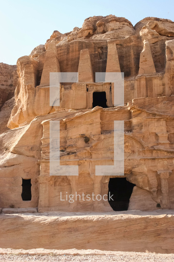 Obelisk Tomb in Petra.