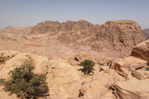 desert mountains in Petra, Jordan 