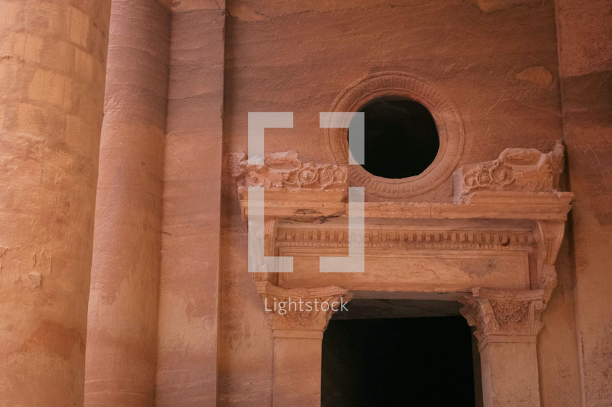 Doorway of the Treasury in Petra